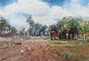 Walter Withers On the Eltham Road France oil painting artist